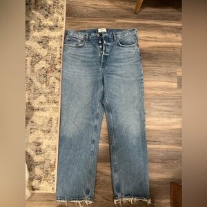 Agolde High Rise Blue Denim Jeans